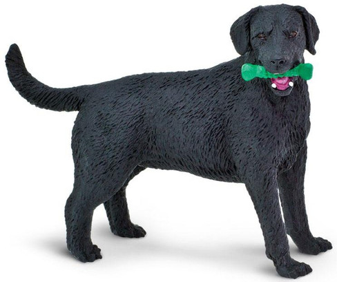 Safari Ltd. Black Labrador Dog Figure