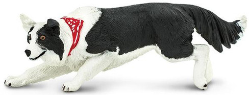 Safari Ltd. Border Collie Dog Figure - Right Side View