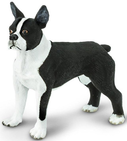 Safari Ltd. Boston Terrier Dog Figure