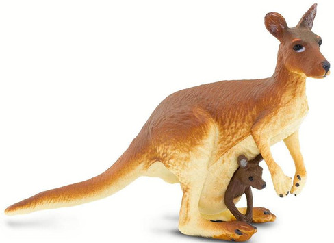 Safari Ltd. - Wildlife Collection - Kangaroo with Joey - Manufacturer Picture