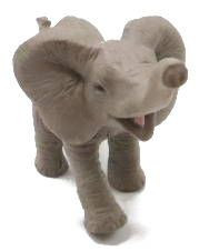 Safari Ltd. African Elephant Calf -  Front Angle View
