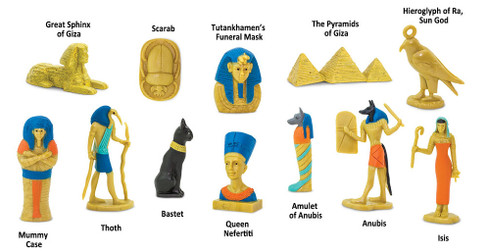 Safari Ltd. Toy Figure - Ancient Egypt Toob- Contents Picture