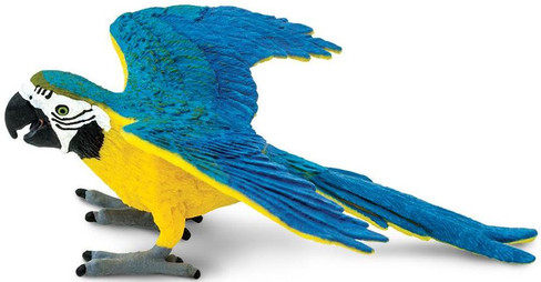 Safari Ltd. Blue and Gold Macaw Figure