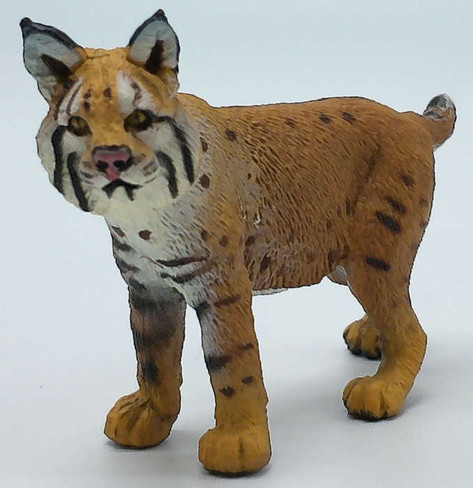 Safari Ltd. - North American Wildlife - Bobcat Figure - Front Angle View