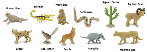 Safari Ltd. Toy Figure - Desert Toob- Contents Picture