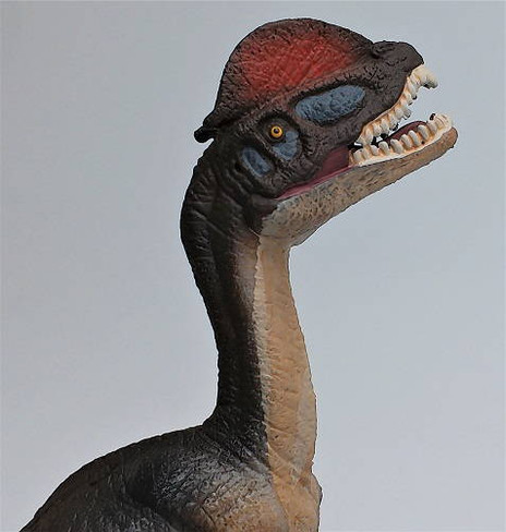 Safari Ltd. Dilophosaurus Prehistoric Figure - Close Up Head View