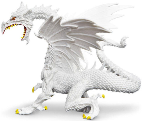 Safari Ltd Snow Dragon - Front Angle View Right