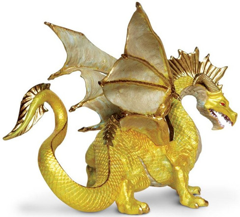 Safari Ltd. Golden Dragon - Rear Angle View