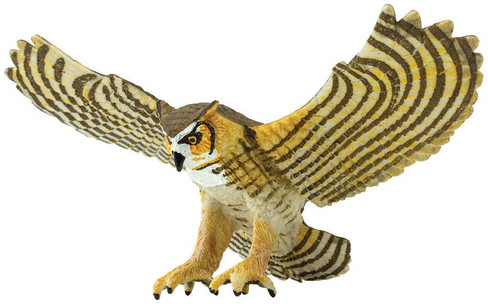 Safari Ltd - Great Horned Owl - Front View