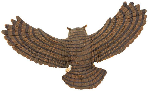 Safari Ltd - Great Horned Owl - Back View