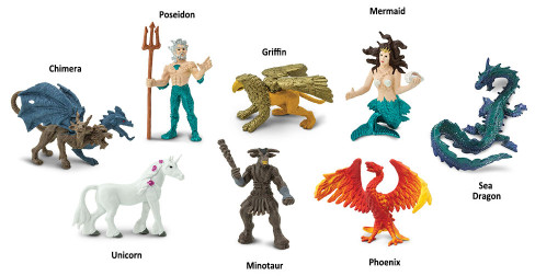 Safari Ltd. Toy Figure - Mythical Realms Toob- Contents Picture