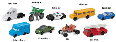 Safari Ltd. Toy Figure - On the Road Toob- Contents Picture