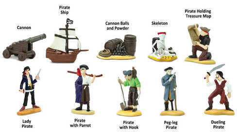 Safari Ltd. Toy Figure - Pirates Toob- Contents Picture