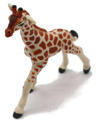 Safari Ltd. Reticulated Giraffe Calf - Front Angle View
