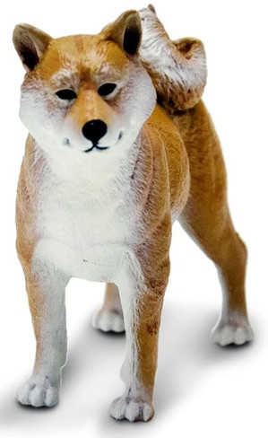 Safari Ltd. Shiba Inu Dog Figure - Front View