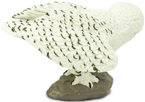 Safari Ltd Snowy Owl - Rear View