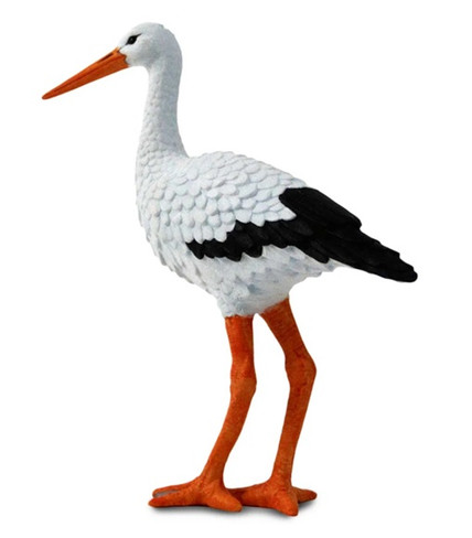 Safari Ltd. White Stork #100305 - Rear Angle View