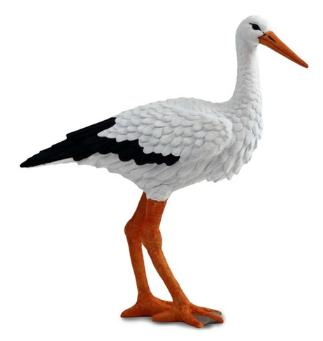 Safari Ltd. White Stork #100305 - Right Side View