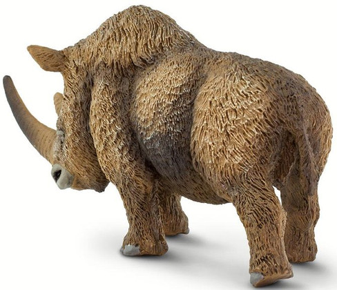Safari Ltd. Woolly Rhinoceros - Rear Angle View