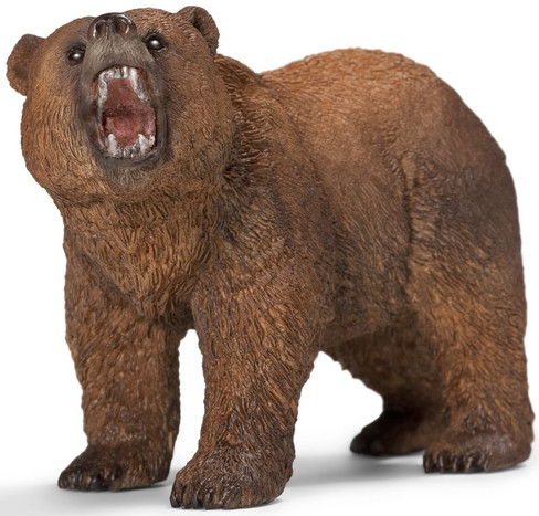 Schleich Toy Wildlife Figure - Grizzly Bear