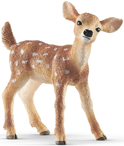 Schleich Toy Wildlife Figure - Deer - White-Tailed Fawn