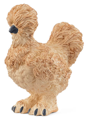 Schleich - Silkie Chicken #14891 - Manufacturer Image Side View