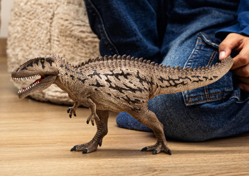 Schleich Carcharodontosaurus #15048 Dinosaur Figure - Manufacturer image floor play