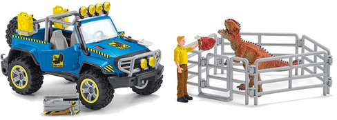 Off-Road Vehicle with Dino Post (Schleich)