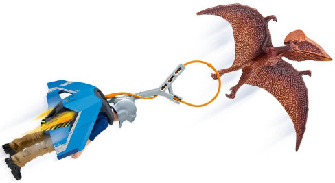 Schleich Toy Dinosaur Playset - Jetpack Chase
