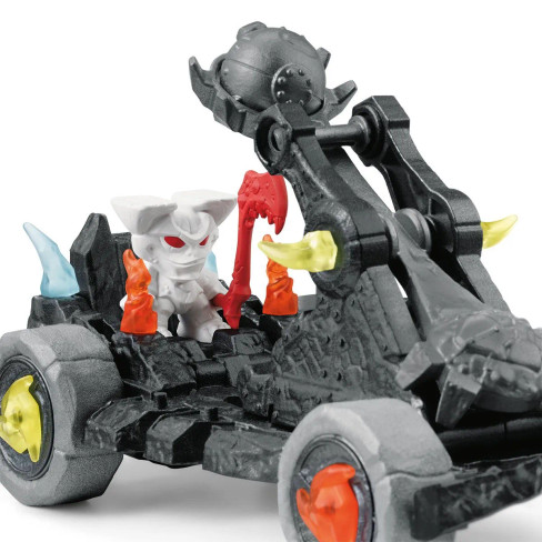 Schleich Catapult with Mini Creature - Side Angle View