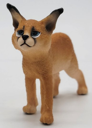 Schleich Caracal Cub - Front View