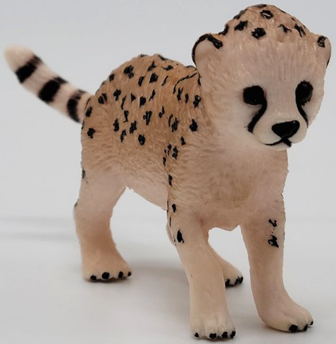 Schleich Cheetah Cub - Front View