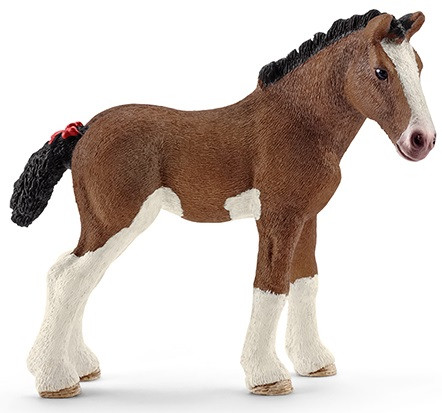 Schleich Toy Horse Figure - Clydesdale Foal