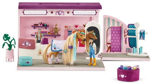 Schleich Toy Horse Playset - Horse Pop-Up Botique