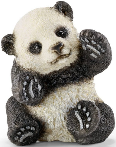 Schleich Toy Wildlife Figure - Panda Cub Bear - Playing