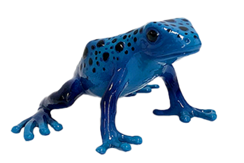 Bullyland Poison Dart Azureus Frog #68523 Manufacturer Picture side View