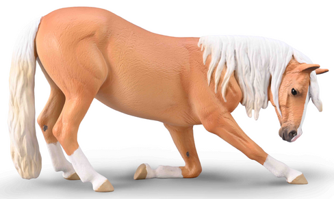 CollectA Bowing Lusitano mare Palomino #80042 - Manufacturer Hero Image