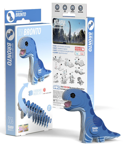 EUGY Brontosaurus 3D Puzzle #008 - Package image