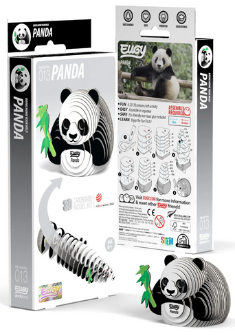 EUGY Panda 3D Puzzle #013 - Package image