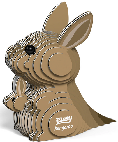 EUGY Kangaroo 3D Puzzle #015 - Manufacturer hero image