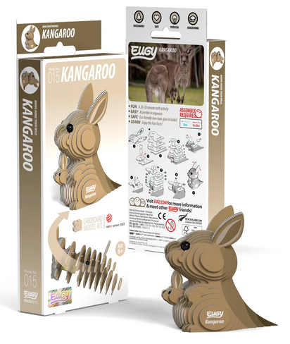 EUGY Kangaroo 3D Puzzle #015 - Package image