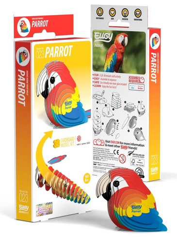 EUGY Parrot 3D Puzzle #023 - Package image