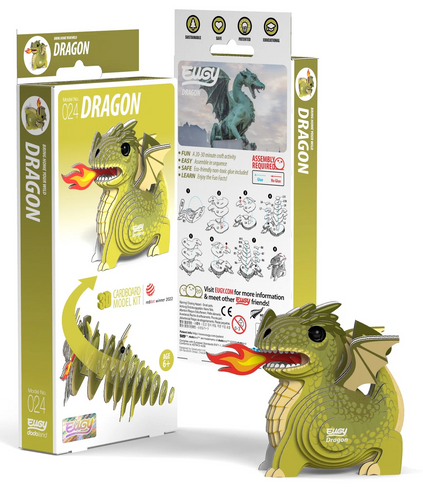 EUGY Dragon 3D Puzzle #024 - Package image