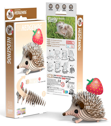EUGY Hedgehog 3D Puzzle #026 - Package image