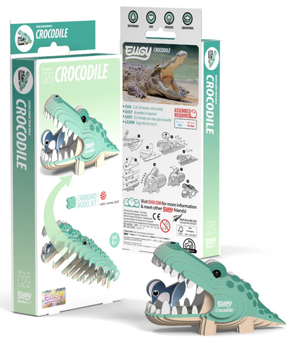 EUGY Crocodile 3D Puzzle #029 - Package image