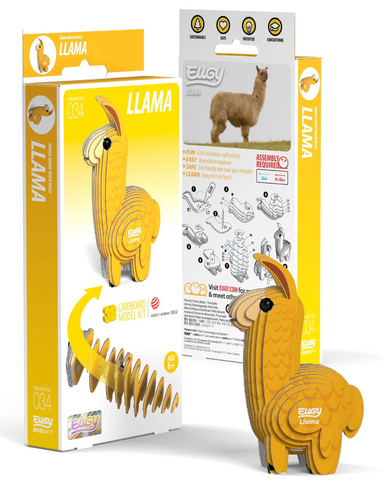 EUGY Llama 3D Puzzle #034 - Package image