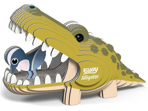 EUGY Alligator 3D Puzzle #043 - Manufacturer hero image