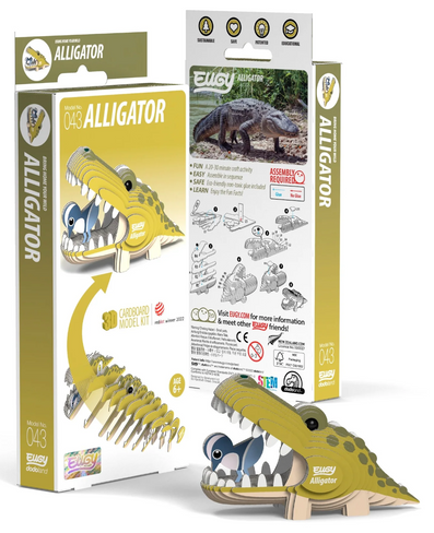 EUGY Alligator 3D Puzzle #043 - Package image