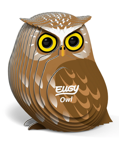 EUGY Owl 3D Puzzle #044 - Manufacturer main image