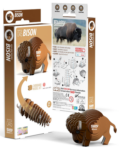 EUGY Bison 3D Puzzle #045 - Package image